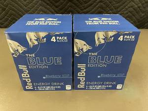 lot 4 image: Red Bull The Blue Edition Blueberry Flavor Energy Drink - 2 X 4 Pack (8.4 FL OZ Cans)