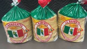 lot 40 image: 2.2 - Set of 3 X 4 lb Packages of La Banderita Corn Tortillas