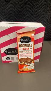 lot 41 image: Darrell Lea Rocklea Road Block 12 bars of  Milk Chocolate 100g