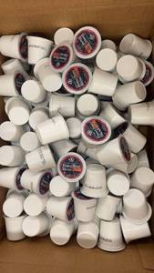 lot 190 image: Box of 100 Fair Trade Donut Store Blend Medium Roast Coffee Pods