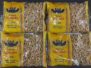 lot 224 image: Italpasta Medium Egg Noodles Lot - 4 Packs
