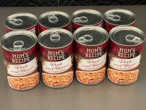 lot 271 image: Moms Recipe Pork and Beans in Tomato Sauce 8-Pack