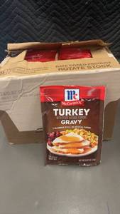lot 284 image: CA 5 - McCormick Turkey Gravy Mix - Box of 24 Packs (0.87 oz Each)