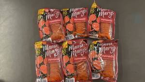 lot 362 image: FL 2 - Set of 6 Mama Marys Pepperoni Family Packs - Gluten Free