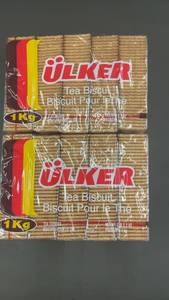 lot 412 image: CO 1 - Two Packages of lker Tea Biscuits - 1kg Each, Best Before 26 Sep 2024
