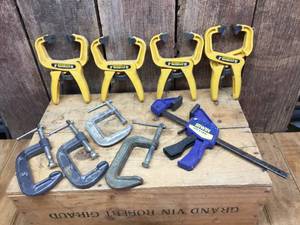 lot 118 image: Quick-Grips & C Clamps