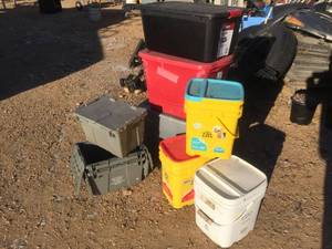 lot 149 image: Variety Totes - Buckets - Containers