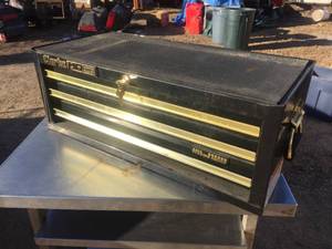 lot 129 image: Clarke HD Plus 3 Drawer Tool Box with Keys