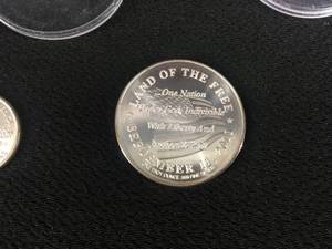 lot 151 image: Sept. 11, 2001 Commemorative Silver Round