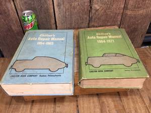 lot 231 image: 2 Vintage Chiltons Repair Manuals 54-6364-71.