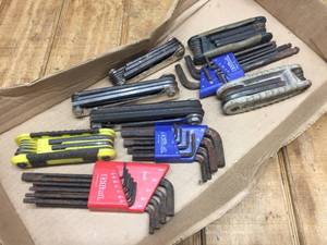 lot 287 image: Several HexAllen Wrench Sets