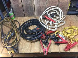 lot 289 image: 4 Sets Jumper Cables - Some Nicer