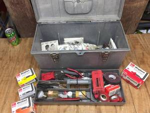 lot 295 image: Tuff-Box with Electric ToolsFixtures