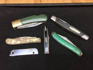 lot 188 image: Vintage Pocket Knives - Buck - Sterling - Advertiser