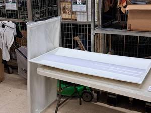 lot 788 image: Lot of (2 Boxes) V-Tac Commercial 100-277V 50W LED Troffer Light Fixtures VT-THP24-50W-840 2-count ( 4 total items ) (New In Box )