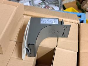 lot 899 image: Lot of (5 Boxes) V-Tac Commercial LED Shoebox Light Arm Mount  SquareRound VT-SBN2-ARM-SQRD 10-count ( 50 total items ) (New In Box )