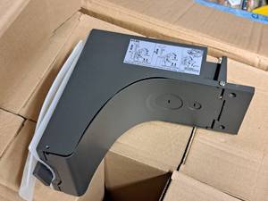 lot 901 image: Lot of (10 Boxes) V-Tac Commercial LED Shoebox Light Arm Mount  SquareRound VT-SBN2-ARM-SQRD 10-count ( 100 total items ) (New In Box )