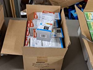 lot 944 image: Lot of (17) Satco Mini Spiral CFL Light Bulbs 2700K 120V26W Soft White
