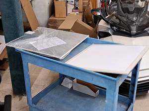 lot 832 image: Lot of (10 Boxes) Letron Commercial 100-270V 25W LED Flat Panel Light Fixtures PH22-25W-850 2-count ( 20 total items ) (New In Box )