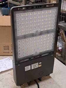 lot 804 image: Lot of (10) V-Tac Commercial 100-277V 240W LED Shoebox Light Fixtures VT-SBN3-3M-240W-840 (New In Box )