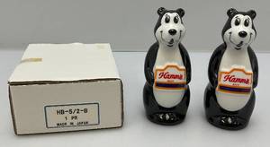 lot 3 image: 1997 HAMMS Salt & Pepper Bears  (NIB)