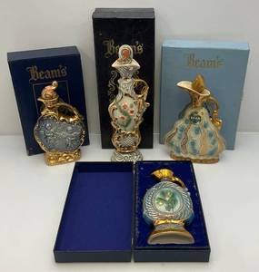lot 29 image: Misc. Jim Beam Collectible Decanters (EMPTY)