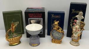 lot 31 image: Misc. Jim Beam Collectible Decanters (EMPTY)