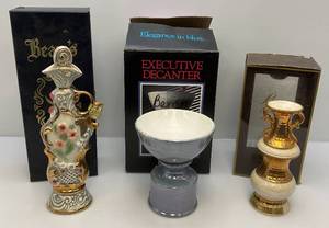 lot 32 image: Misc. Jim Beam Collectible Decanters (EMPTY)
