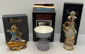 lot 35 image: Misc. Jim Beam Collectible Decanters (EMPTY)