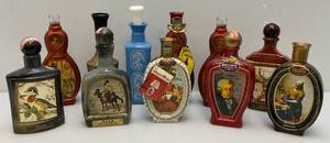 lot 38 image: Misc. Vintage  Collectible  Decanters (EMPTY)