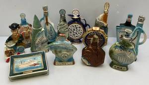 lot 45 image: Misc. Jim Beam Collectible Decanters (EMPTY)