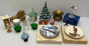 lot 49 image: Misc. Vintage Items (Christmas Tree Repaired)