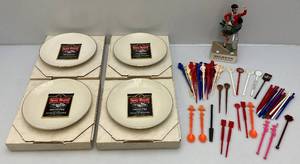 lot 51 image: Vintage Misc. SPEY Scotch Whiskey Collectibles & Misc. Vintage Stir Sticks