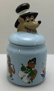 lot 54 image: Vintage WADE Brand Jim Beam Collectible Cookie Jar