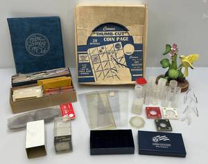 lot 77 image: Misc. Coin Holders & More