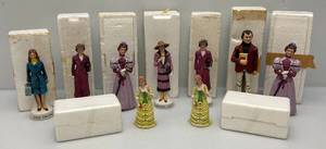 lot 81 image: Misc. Vintage Miniature Figural Decanters Including Avon & More
