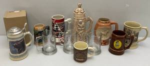lot 88 image: Misc. Budweiser Collectible Steins & More