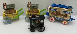lot 95 image: Misc. Vintage Wagon Decanters (Empty)