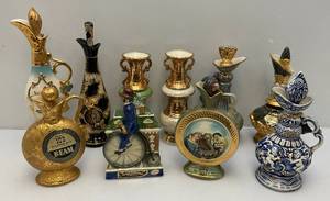 lot 103 image: Msc. Jim Beam Collectible Decanters & More (EMPTY)