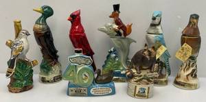 lot 118 image: Msc. Jim Beam Collectible Decanters & More (EMPTY)