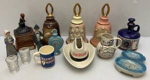 lot 120 image: Misc. Jim Beam Collectibles & More