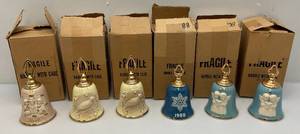 lot 142 image: Misc. Jim Beam Collectible Bells In Original Boxes (NIB)