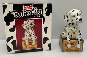 lot 151 image: 1999 Budweiser Dalmation Stein (NIB)