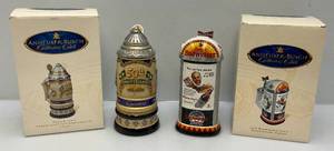 lot 159 image: Anheuser Busch  Collectors Club Steins (NIB)