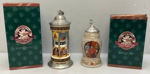 lot 168 image: Anheuser Busch  Collectors Club Steins (NIB)