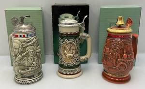 lot 169 image: Misc. AVON Collectible Steins (NIB)