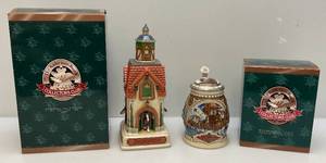 lot 176 image: Misc. Anheuser Busch  Collectible Steins (NIB)