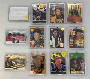 lot 201 image: Misc. Unsorted Slabbed NASCAR Trading Cards