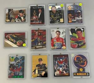 lot 203 image: Misc. Unsorted Slabbed NASCAR Trading Cards