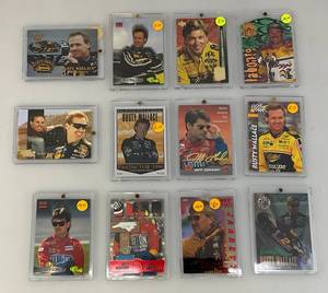 lot 204 image: Misc. Unsorted Slabbed NASCAR Trading Cards